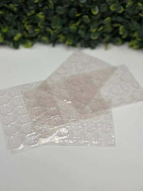 5 - Pack Double - Sided Nail Adhesive Tabs | Strong Hold & Non - Damaging Sticky Tabs for Press - On Nails - E. Jo Nails