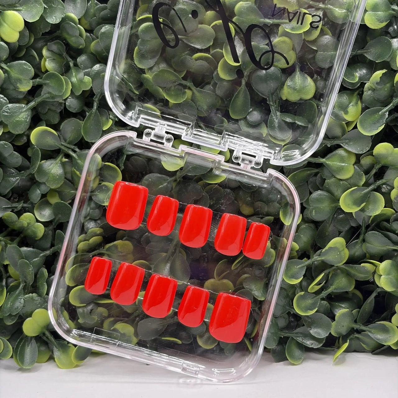 Cherry Bomb Solid Red Nails | Bright Summer Manicure | Premium Gel - X Tips - E. Jo Nails