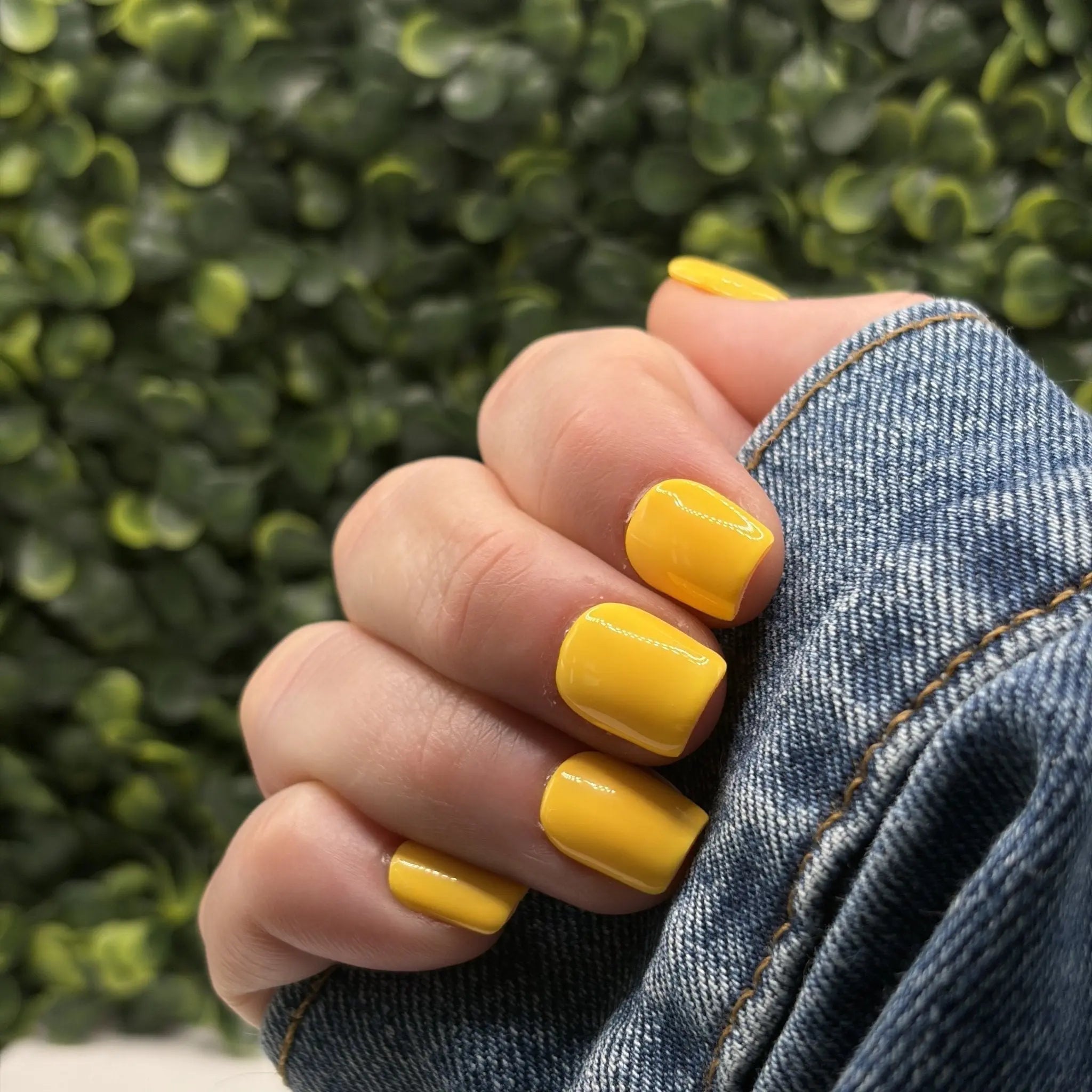 Solar Flare Pastel Yellow Nails | Golden Hour Tan Enhancer | Ready to Ship | Gel - X Tips - E. Jo Nails