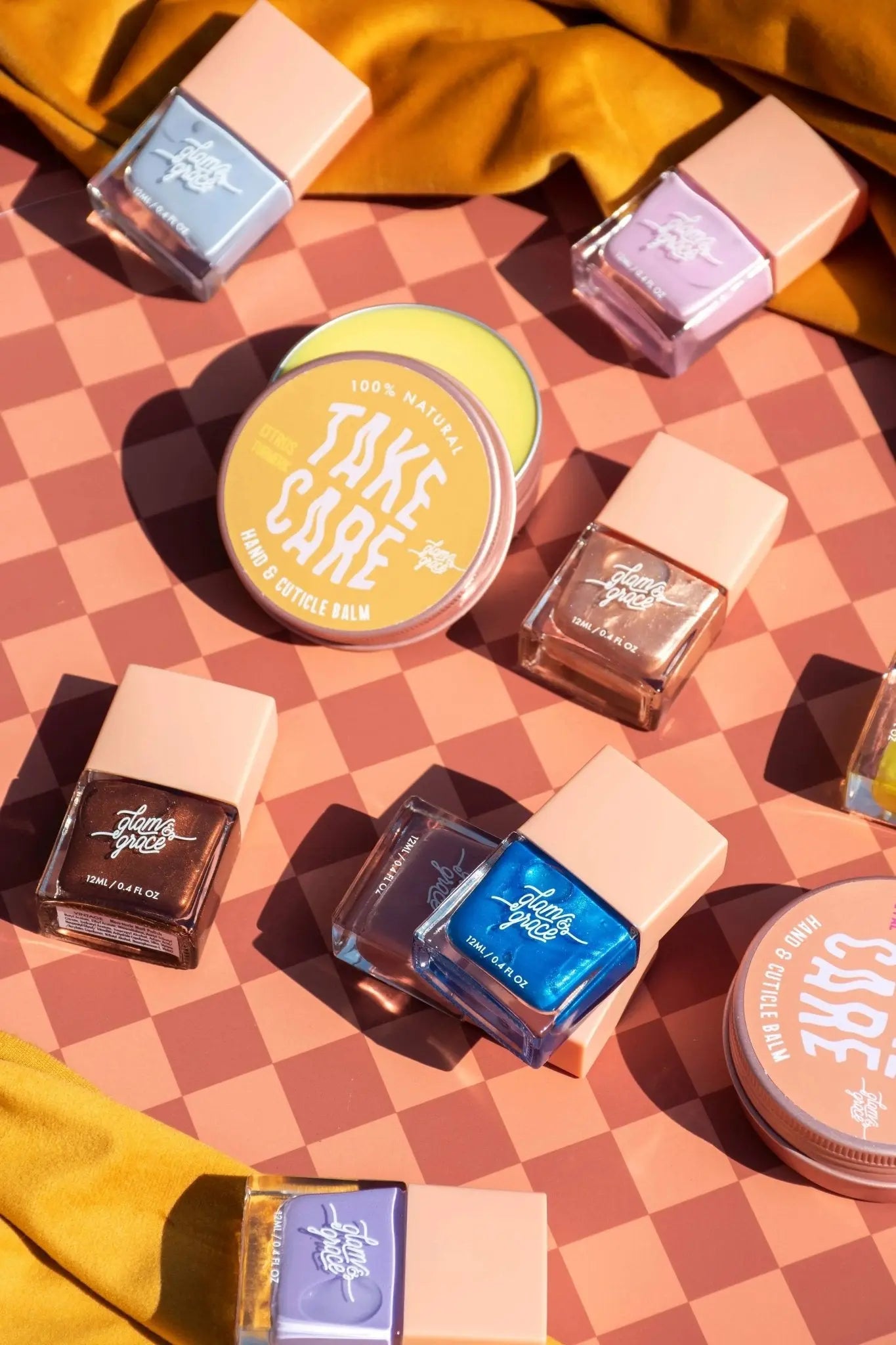 Take Care | Hand & Cuticle Balm | Citrus Turmeric Moisturizing Skin Repair (2 oz) - E. Jo Nails