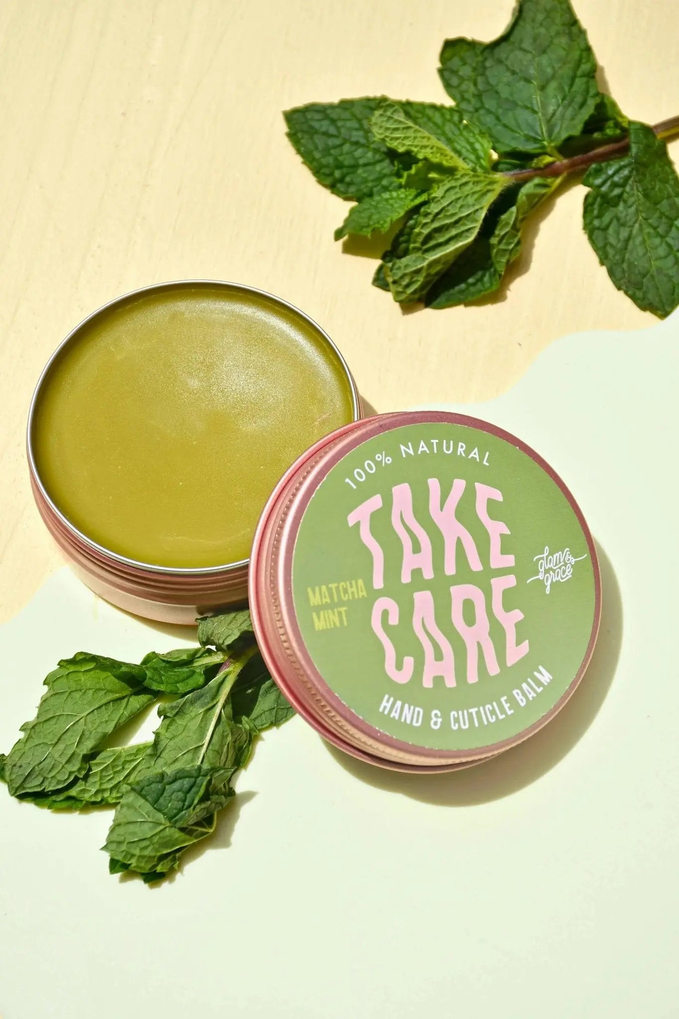 Take Care Natural Hand & Cuticle Balm | Matcha Mint Moisturizing Skin Repair (2 oz) - E. Jo Nails