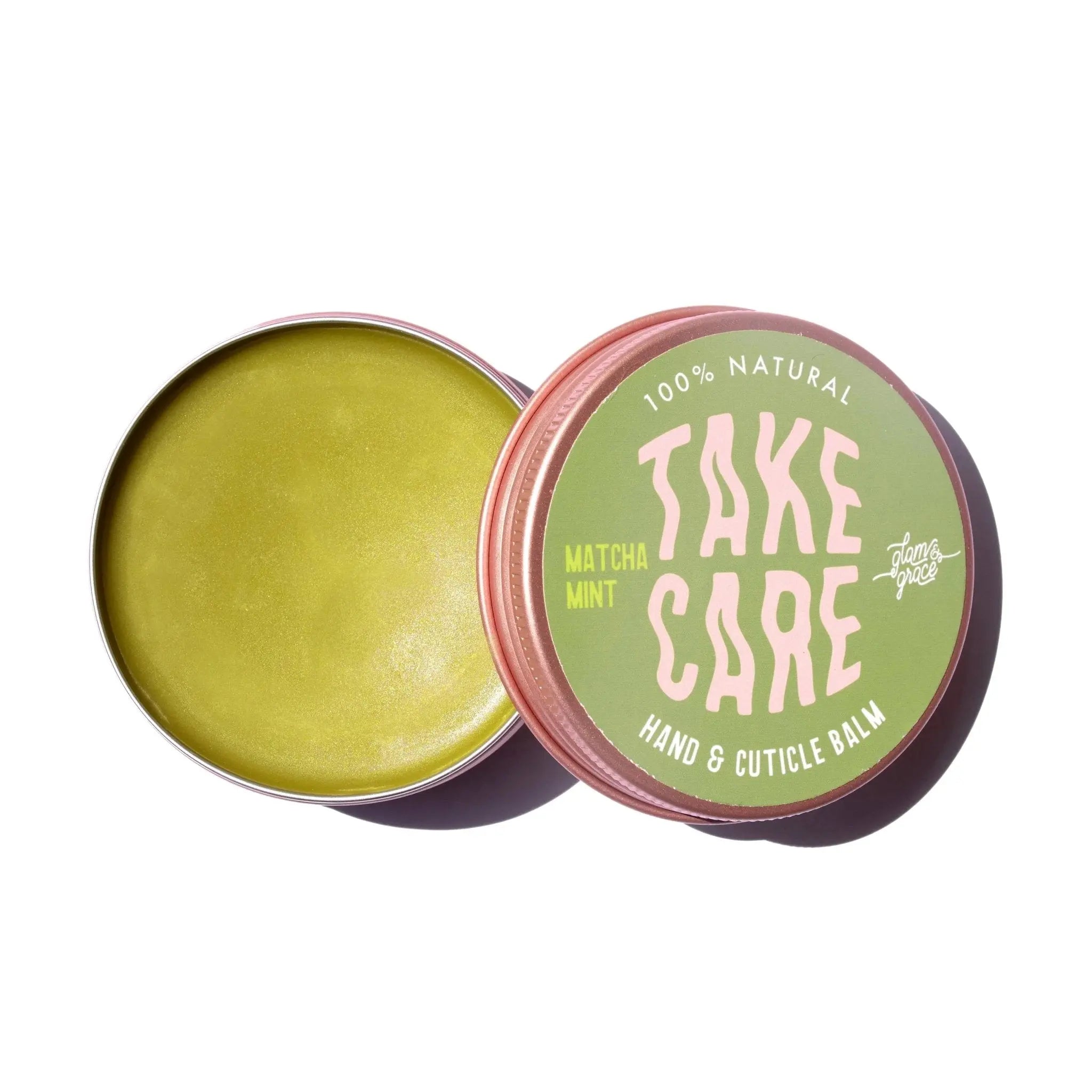Take Care Natural Hand & Cuticle Balm | Matcha Mint Moisturizing Skin Repair (2 oz) - E. Jo Nails